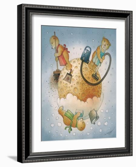 Lunar Bears, 2006-Kestutis Kasparavicius-Framed Giclee Print