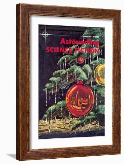 Lunar Christmas-null-Framed Art Print