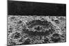 Lunar Crater-null-Mounted Art Print
