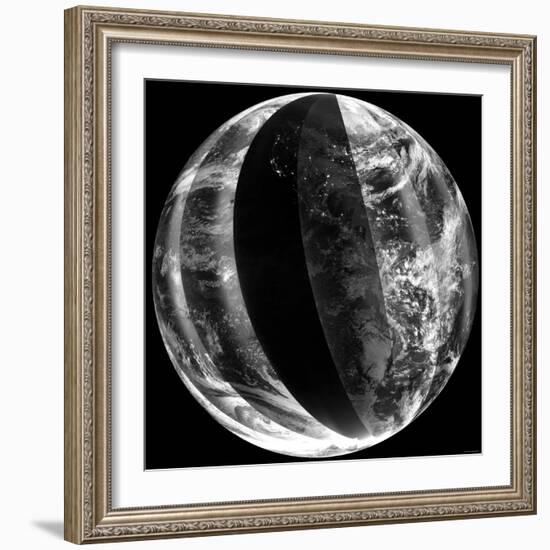 Lunar Eclipse-Stocktrek Images-Framed Photographic Print