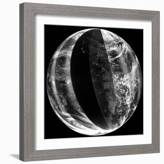 Lunar Eclipse-Stocktrek Images-Framed Photographic Print