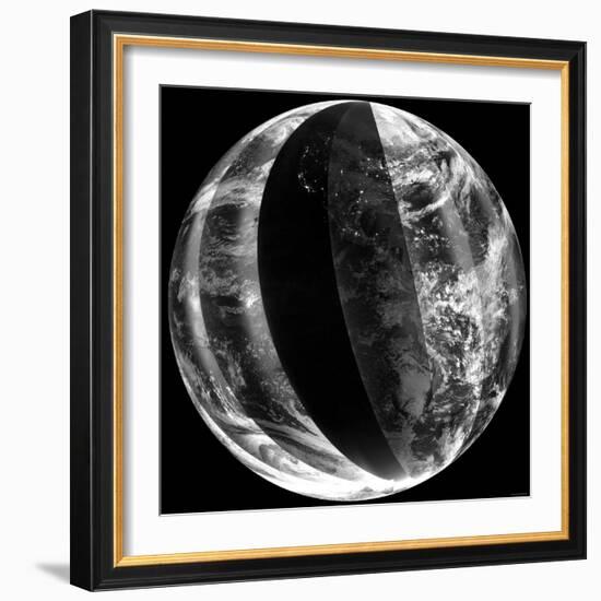 Lunar Eclipse-Stocktrek Images-Framed Photographic Print