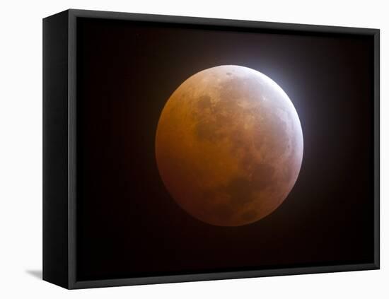 Lunar Eclipse-Stocktrek Images-Framed Premier Image Canvas