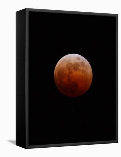 Lunar Eclipse-Alan Diaz-Framed Premier Image Canvas