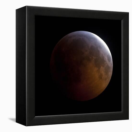 Lunar Eclipse-Stocktrek Images-Framed Premier Image Canvas