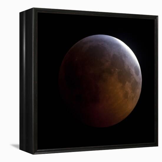 Lunar Eclipse-Stocktrek Images-Framed Premier Image Canvas