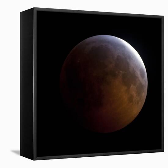 Lunar Eclipse-Stocktrek Images-Framed Premier Image Canvas