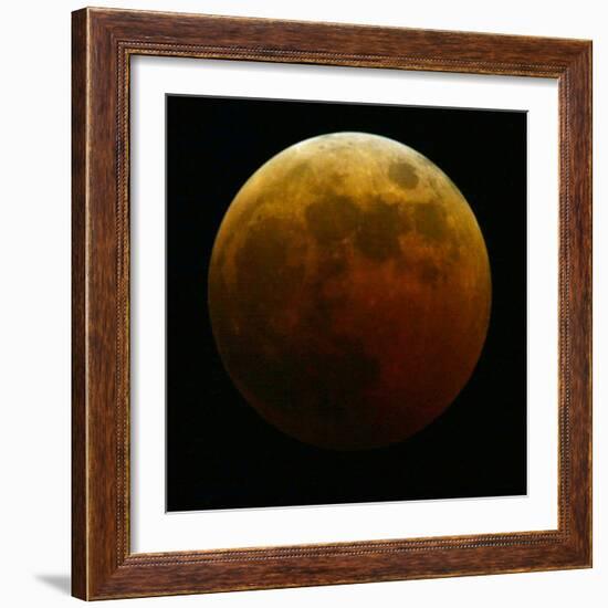 Lunar Eclipse-Harry Cabluck-Framed Photographic Print