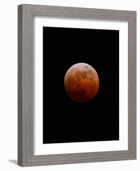 Lunar Eclipse-Alan Diaz-Framed Photographic Print