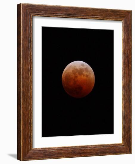 Lunar Eclipse-Alan Diaz-Framed Photographic Print