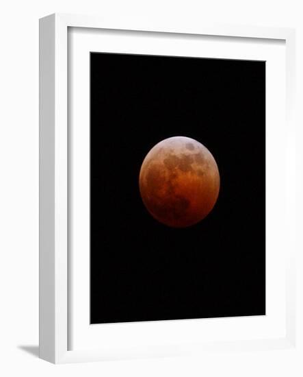 Lunar Eclipse-Alan Diaz-Framed Photographic Print