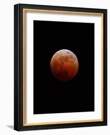 Lunar Eclipse-Alan Diaz-Framed Photographic Print