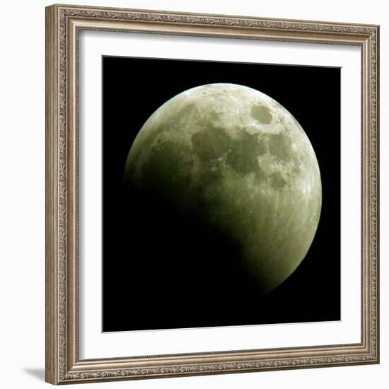 Lunar Eclipse-Harry Cabluck-Framed Photographic Print