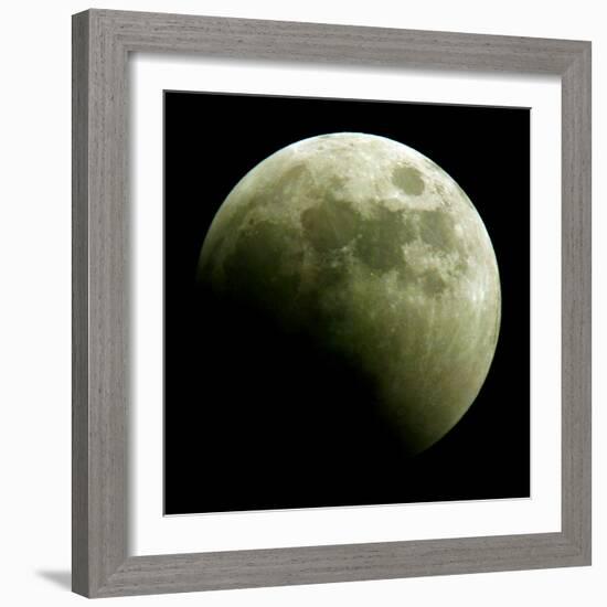 Lunar Eclipse-Harry Cabluck-Framed Photographic Print