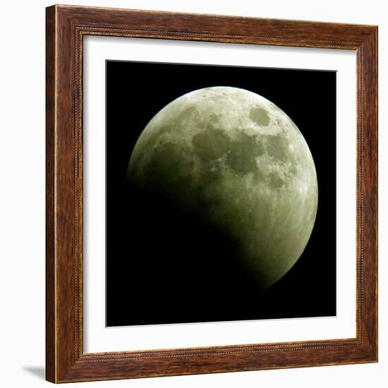 Lunar Eclipse-Harry Cabluck-Framed Photographic Print