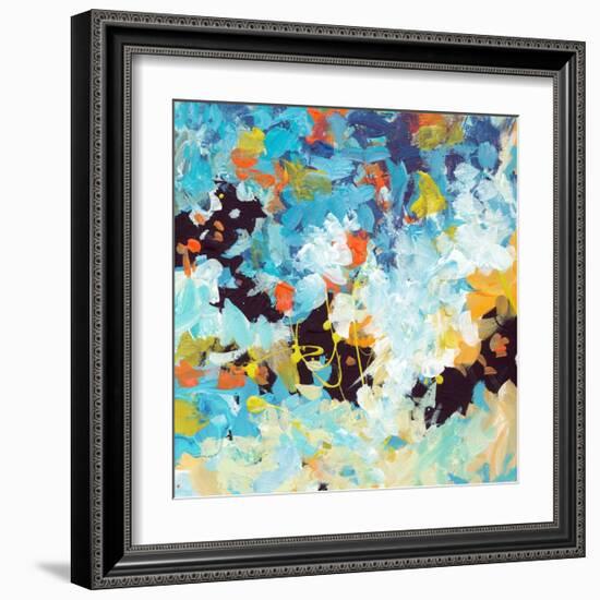 Lunar Freefall 2-Jan Weiss-Framed Art Print