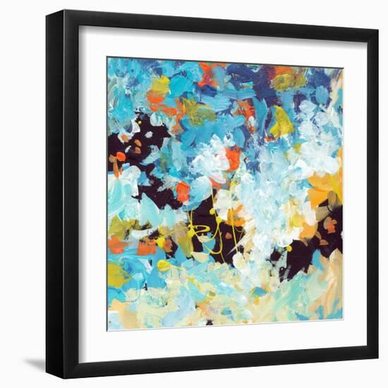 Lunar Freefall 2-Jan Weiss-Framed Art Print