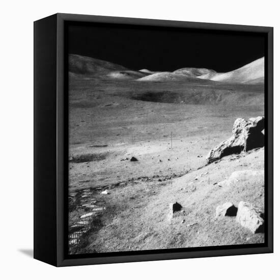 Lunar landscape, Apollo 17 Mission-Science Source-Framed Premier Image Canvas