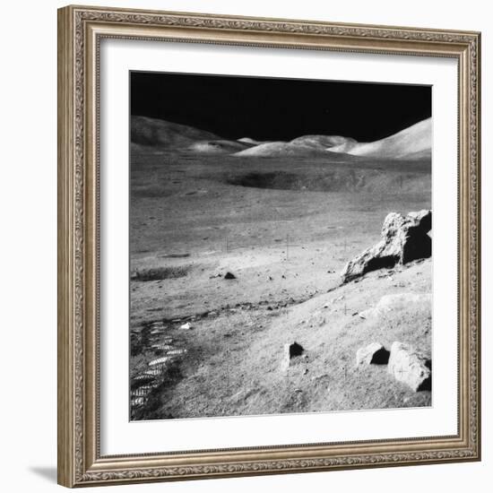 Lunar landscape, Apollo 17 Mission-Science Source-Framed Giclee Print