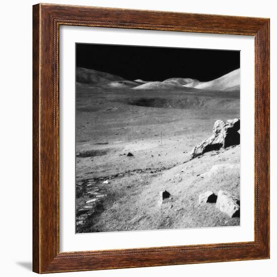 Lunar landscape, Apollo 17 Mission-Science Source-Framed Giclee Print