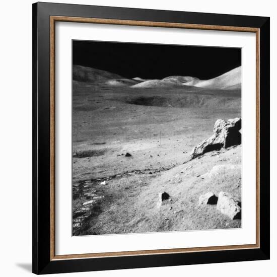 Lunar landscape, Apollo 17 Mission-Science Source-Framed Giclee Print