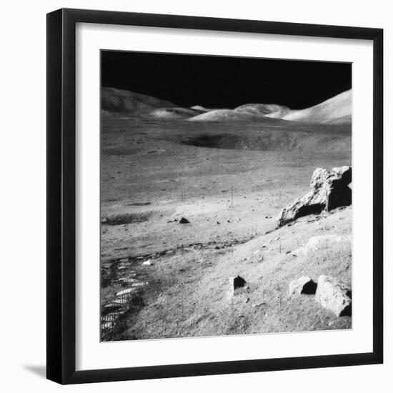 Lunar landscape, Apollo 17 Mission-Science Source-Framed Giclee Print