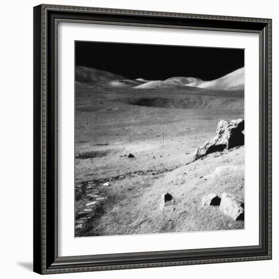 Lunar landscape, Apollo 17 Mission-Science Source-Framed Giclee Print