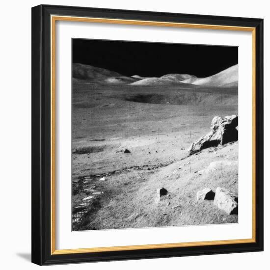 Lunar landscape, Apollo 17 Mission-Science Source-Framed Giclee Print