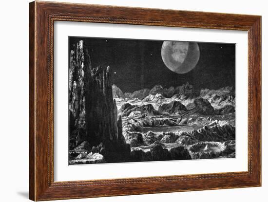 Lunar Landscape-null-Framed Art Print