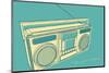 Lunastrella Boombox-John Golden-Mounted Art Print