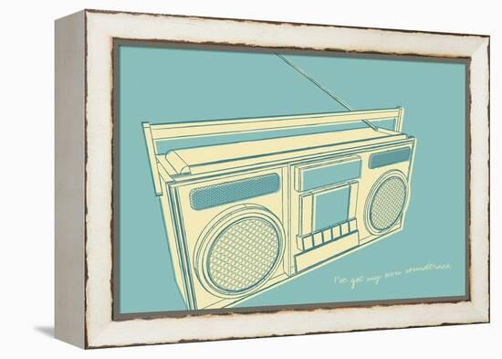 Lunastrella Boombox-John W Golden-Framed Premier Image Canvas