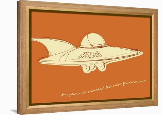 Lunastrella Flying Saucer-John W Golden-Framed Premier Image Canvas