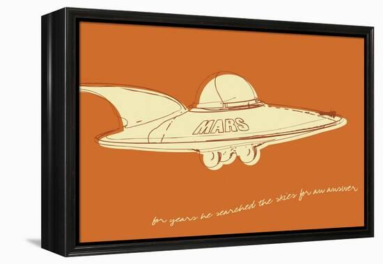 Lunastrella Flying Saucer-John W Golden-Framed Premier Image Canvas