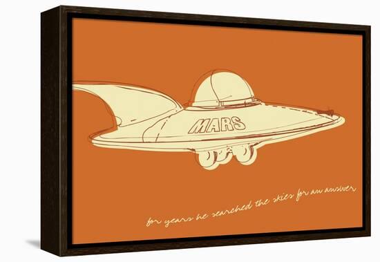 Lunastrella Flying Saucer-John W Golden-Framed Premier Image Canvas