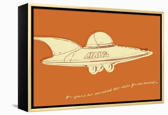 Lunastrella Flying Saucer-John W Golden-Framed Premier Image Canvas