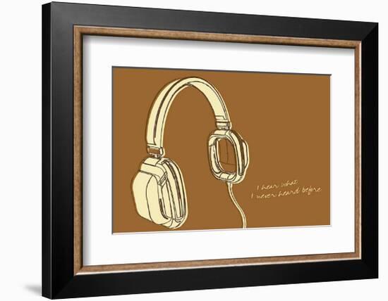 Lunastrella Headphones-John Golden-Framed Giclee Print