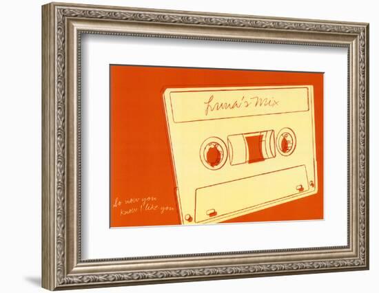 Lunastrella Mix Tape-John Golden-Framed Art Print