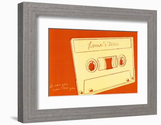 Lunastrella Mix Tape-John Golden-Framed Art Print