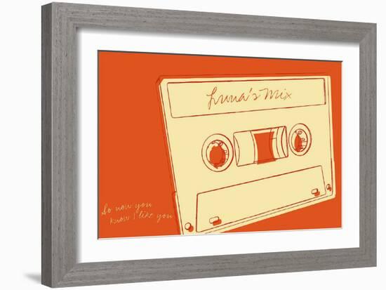 Lunastrella Mix Tape-John Golden-Framed Art Print