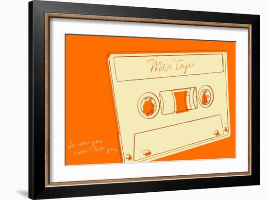 Lunastrella Mix Tape-John W Golden-Framed Giclee Print