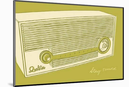 Lunastrella Radio-John Golden-Mounted Giclee Print