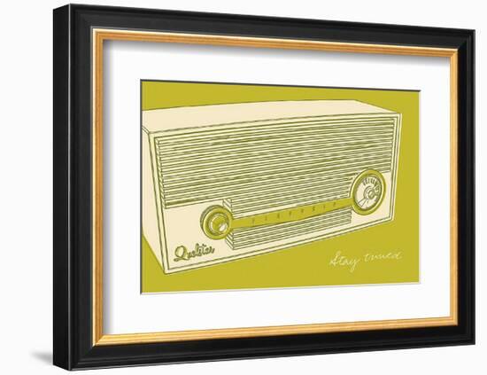 Lunastrella Radio-John Golden-Framed Art Print