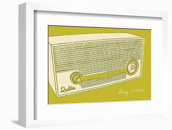 Lunastrella Radio-John Golden-Framed Art Print