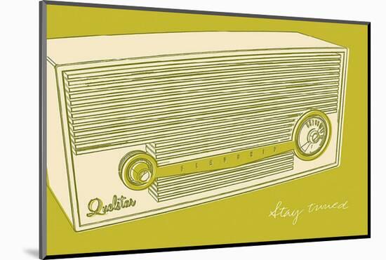 Lunastrella Radio-John Golden-Mounted Art Print