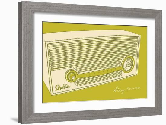 Lunastrella Radio-John Golden-Framed Art Print