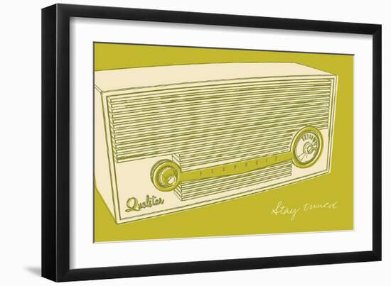 Lunastrella Radio-John Golden-Framed Art Print