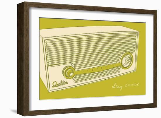 Lunastrella Radio-John Golden-Framed Art Print