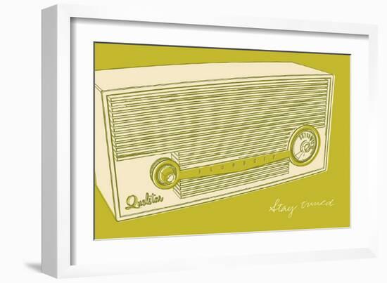 Lunastrella Radio-John Golden-Framed Art Print