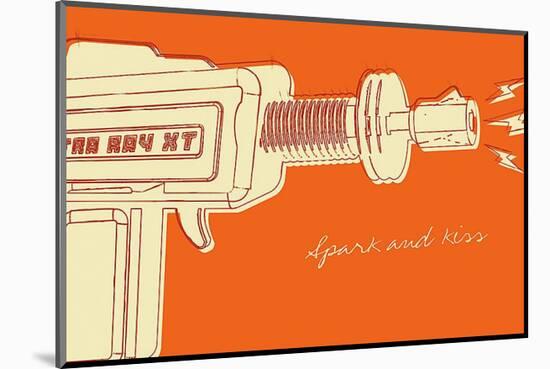 Lunastrella Raygun No. 1-John Golden-Mounted Art Print