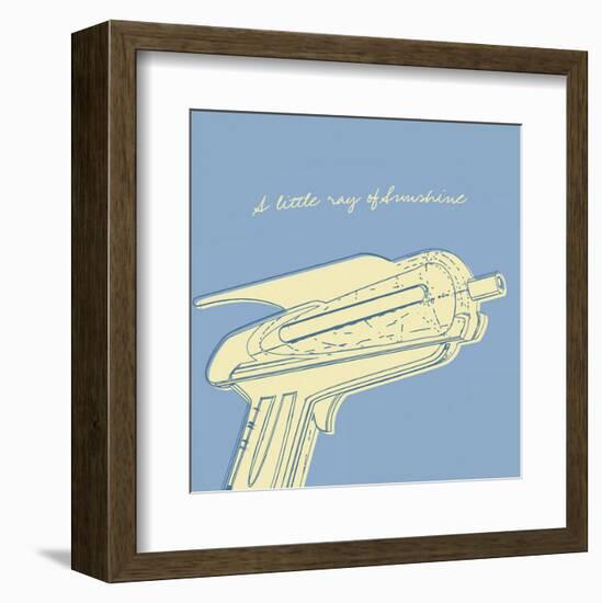 Lunastrella Raygun No. 2 (square)-John W^ Golden-Framed Art Print